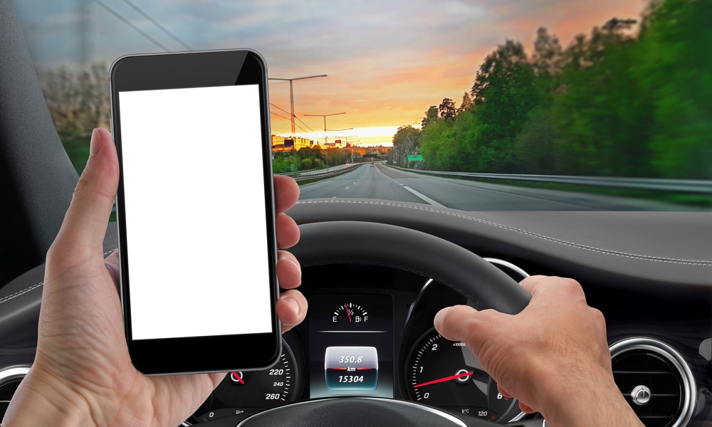 Distracted driver Drive Smart Georgia